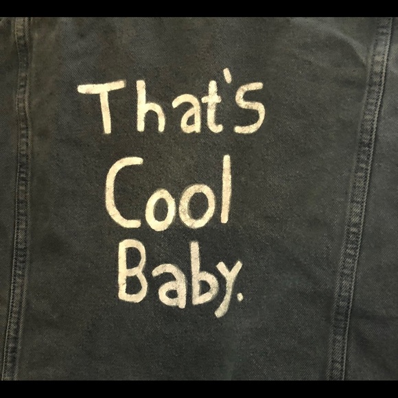 Luke Hemmings Thats Cool Baby Denim Jacket LL Bean - Picture 2 of 4